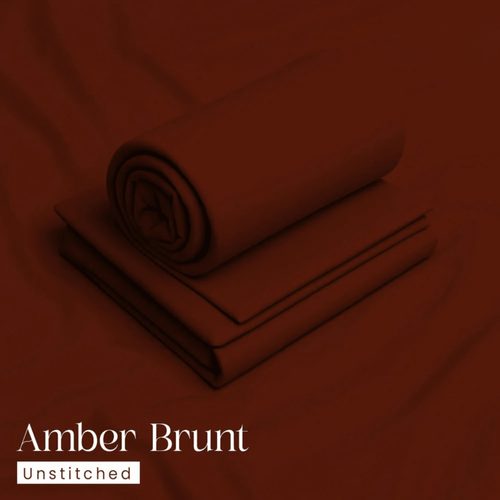 Bin Salman Wash & Wear Boski Fabric – Amber Brunt - Bin Salman