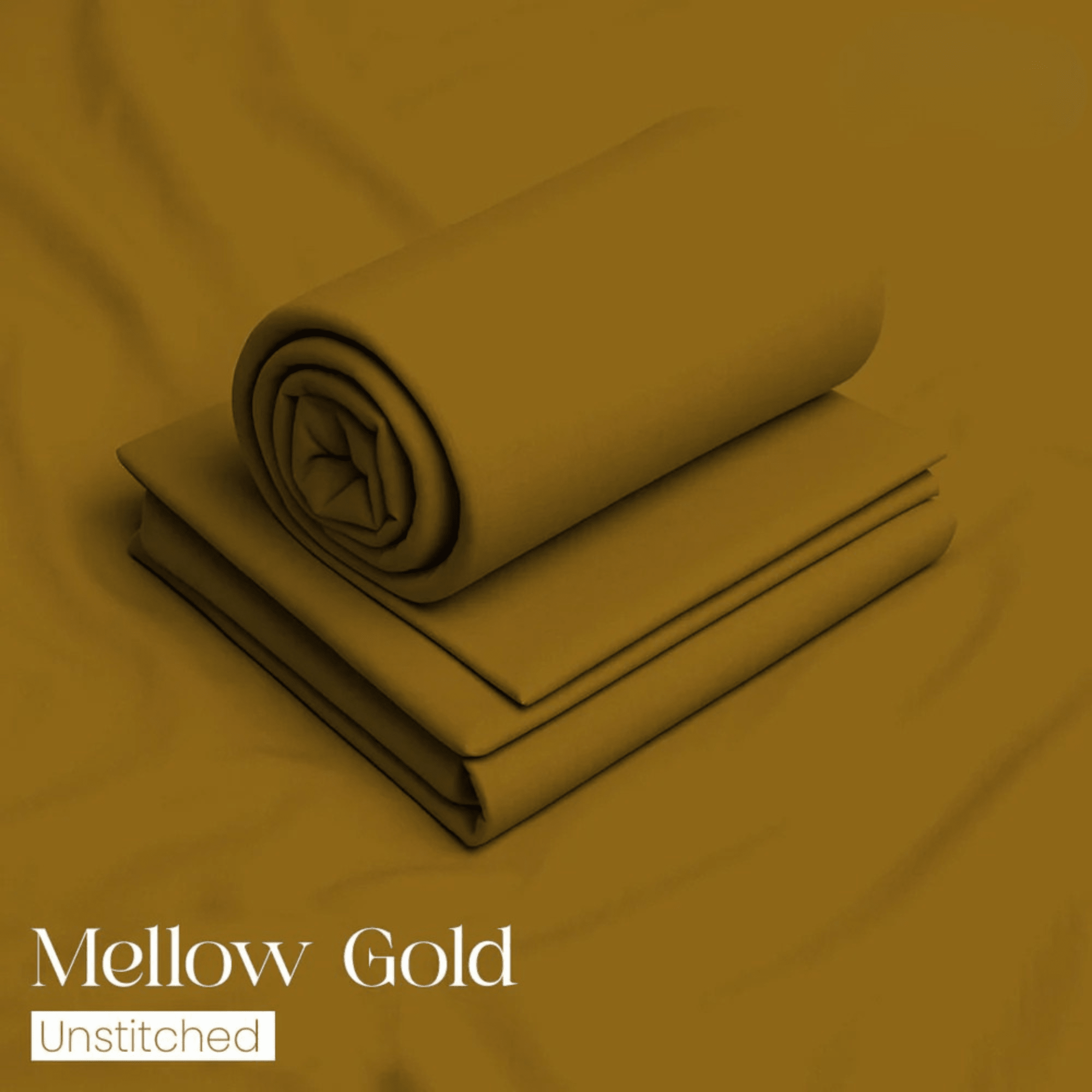 Bin Salman Wash & Wear Boski Fabric – Mellow Gold - Bin Salman