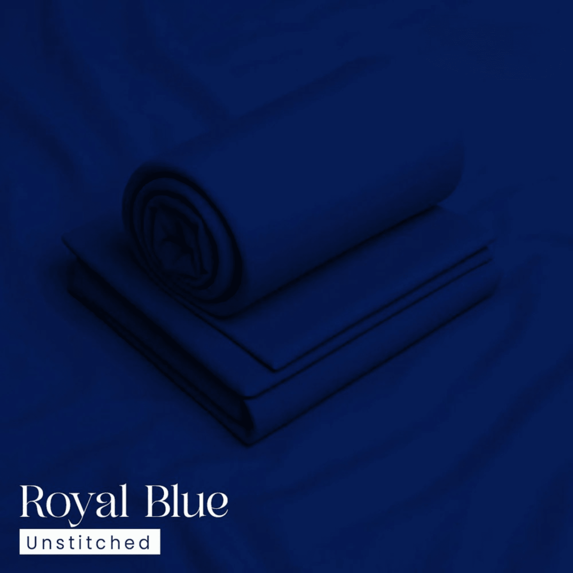Bin Salman Wash & Wear Boski Fabric – Royal Blue - Bin Salman